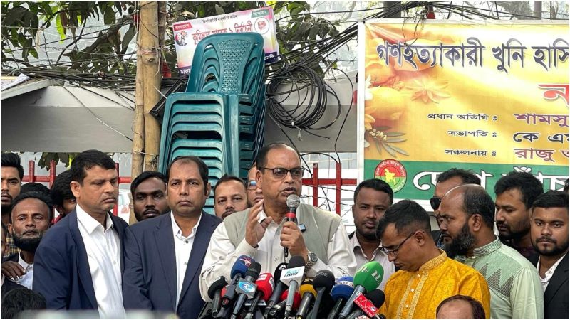 দেশ এক অরাজকতা পরিস্থিতির দিকে যাচ্ছে: শামসুজ্জামান দুদু